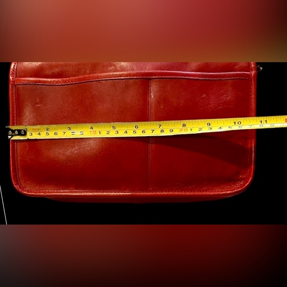 Coach Vintage NYC Red Companion Bag# 9300 Authenticated - Picture 12 of 12